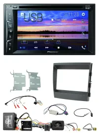 Pioneer Bluetooth 2DIN USB DVD DAB Lenkrad Autoradio für Porsche Panamera MOST-S