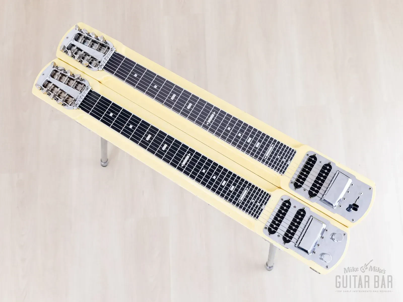 1992 Fender Stringmaster SM-2 Dual 8 Double Neck Console Lap Steel w/ Case, MIJ