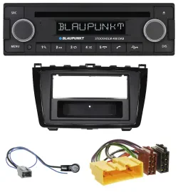 Blaupunkt MP3 Bluetooth DAB CD USB Autoradio für Mazda 6 (08-12) - glänzend