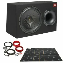 JBL GT-BassPro12 12" Loaded Subwoofer Ported Enclosure w/ NVX Sound Dampening