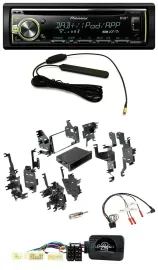 Pioneer MP3 USB CD DAB Lenkrad Autoradio für Toyota FJ (ab 2007)