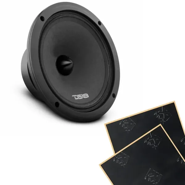 DS18 PRO-ZXI8.4BM 8" ZXi Series Midrange Bullet Loudspeaker w/ Sound Damping