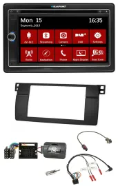 Blaupunkt TMC USB Lenkrad Bluetooth DAB 2DIN Navigation für BMW 3er E46 2001-200