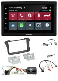 Blaupunkt 2DIN Lenkrad USB Bluetooth DAB Autoradio für Hyundai i40 VF ab 2011 sc