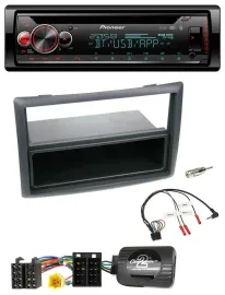 Автомагнитола для Renault Megane 2007–2008 Pioneer DAB, CD, Bluetooth, USB, черный