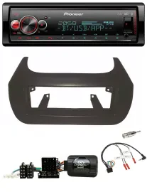 Pioneer Bluetooth USB Lenkrad DAB Autoradio für Citroen Nemo Fiat Fiorino Peugeo