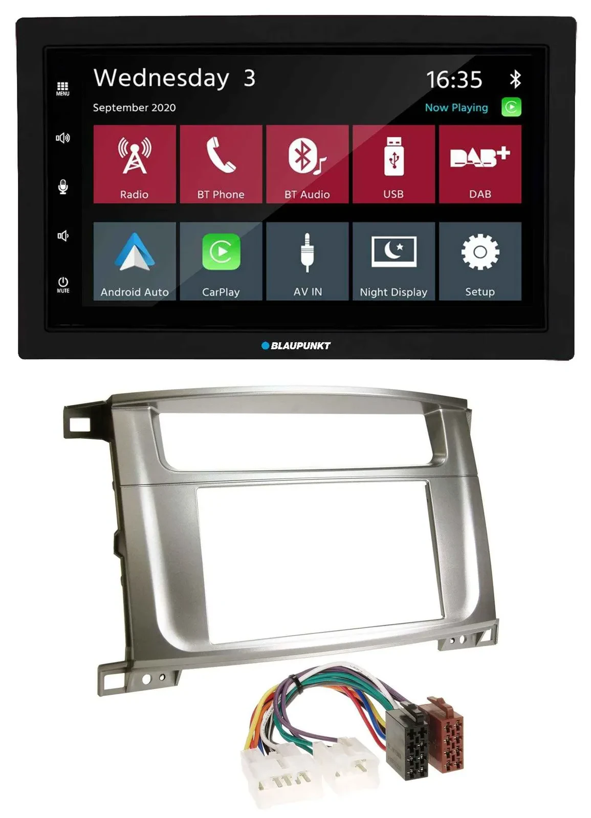 Blaupunkt DAB Bluetooth USB MP3 2DIN Autoradio für Lexus LX-470 (2003-2007)