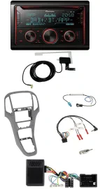 Pioneer 2DIN Lenkrad DAB USB CD Bluetooth Autoradio für Opel Astra J ab 2009 Tit