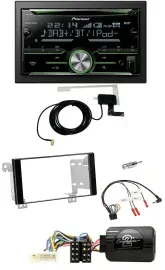 Автомагнитола для Subaru Forester SJ/Impreza Pioneer 2DIN, CD, USB, Bluetooth, DAB, поддержка кнопок на руле