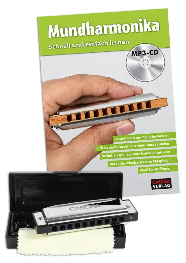 Губная гармошка Cascha HH 1600 (набор) диатоническая, тональность C
