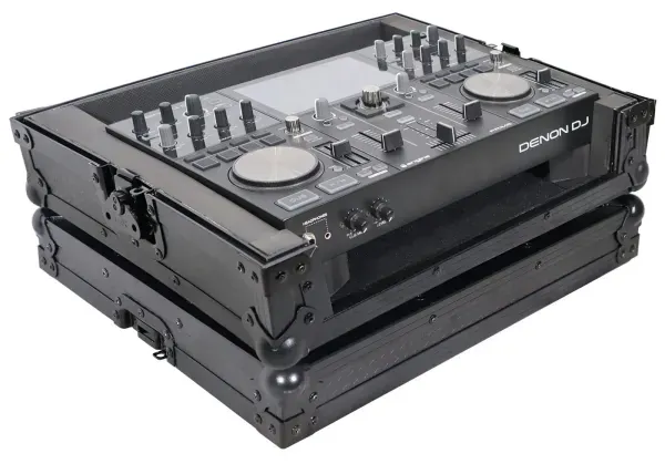 Denon PRIME GO 2-Deck Rechargeable Smart DJ Controller Console+Black Flight Case