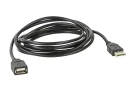 USB-кабель ACV USB-A (M) — USB-A (F) 2 м