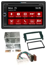 Blaupunkt Bluetooth DAB 2DIN USB DVD MP3 Autoradio für Toyota Auris 07-12 schwar