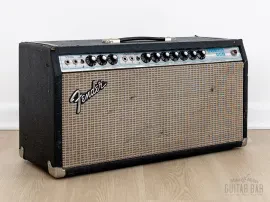 1976 Fender Bandmaster Reverb TFL5005D Vintage Silverface Tube Amplifier Head
