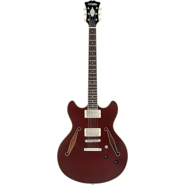 Электрогитара полуакустическая D'Angelico Excel DC Tour Semi-Hollow Guitar W/Supro Pickups Tailpiece Solid Wine