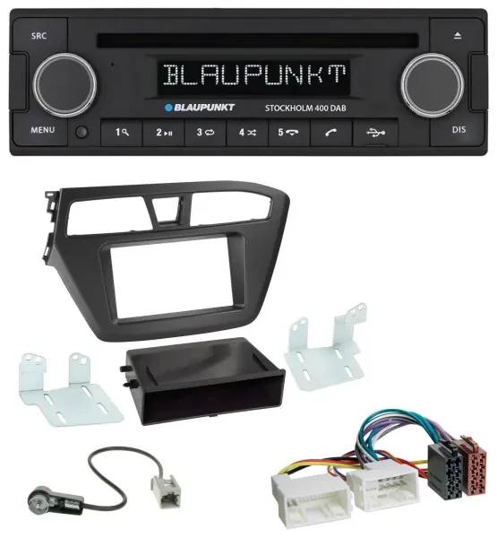 Blaupunkt MP3 Bluetooth DAB CD USB Autoradio für Hyundai i20 (2014-2020)