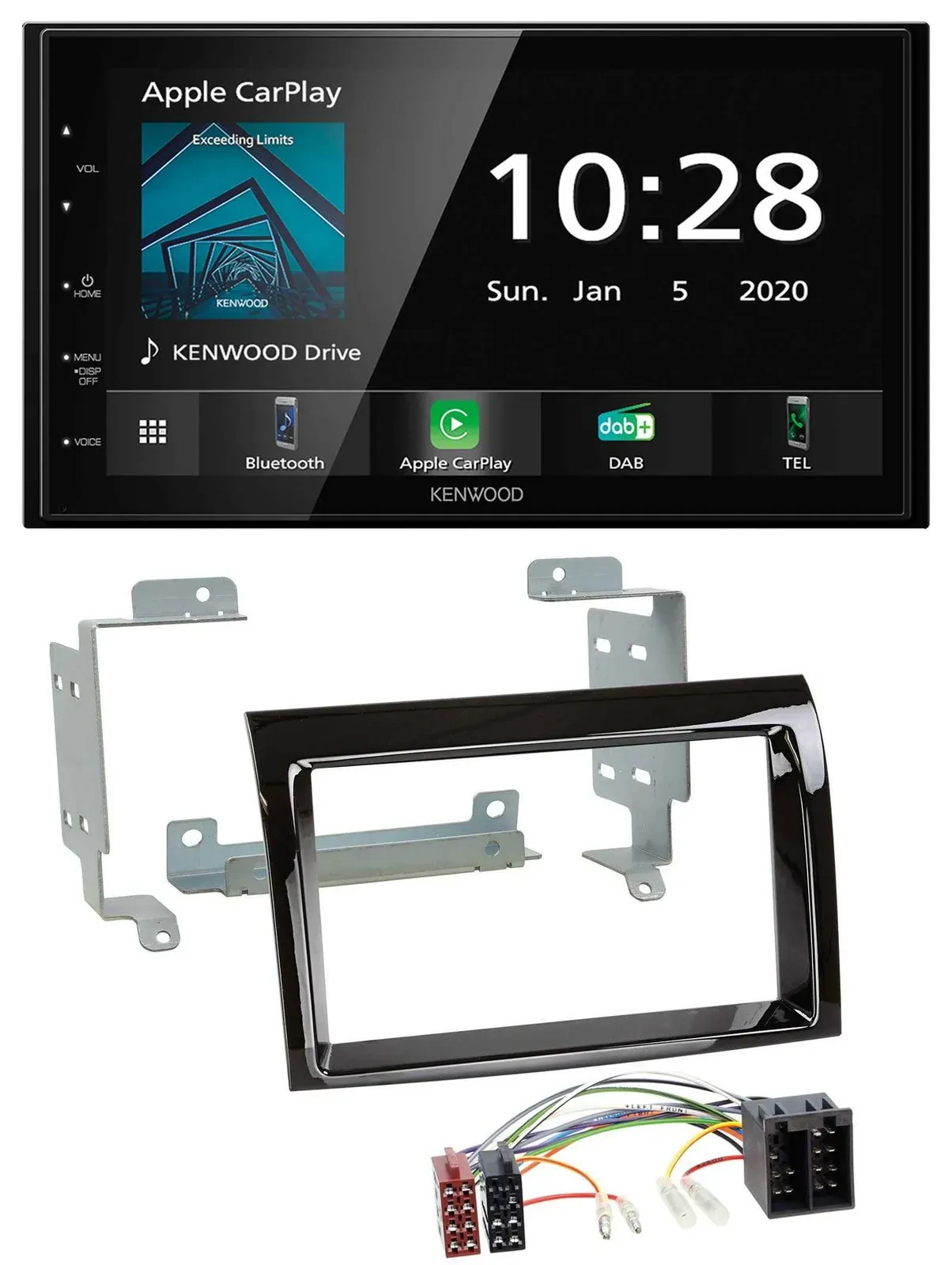 Kenwood Bluetooth MP3 DAB USB 2DIN Autoradio für Peugeot Boxer Citroen Jumper Fi