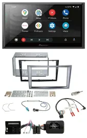 Pioneer USB 2DIN DAB Lenkrad Bluetooth Autoradio für Opel Antara Astra H Zafira