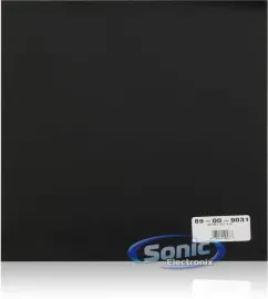 Metra 89-00-9031 12" x 12" ABS Black Panel Trim Plastic Sheet