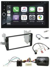 Blaupunkt DAB Lenkrad TMC Bluetooth USB 2DIN Navigation für Mitsubishi ab 2012 O