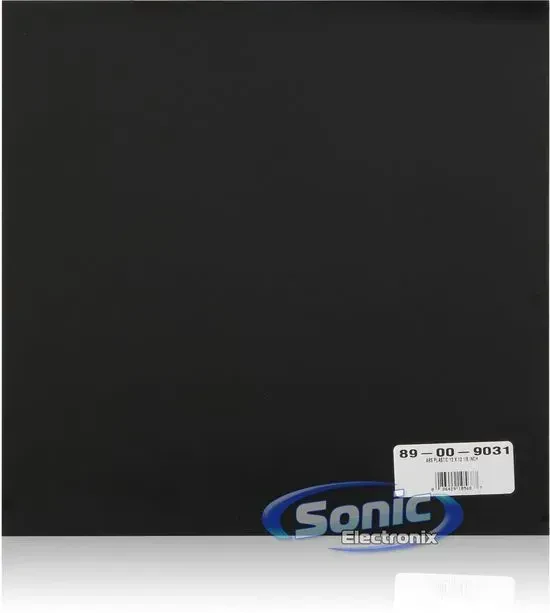 Metra 89-00-9031 12" x 12" ABS Black Panel Trim Plastic Sheet