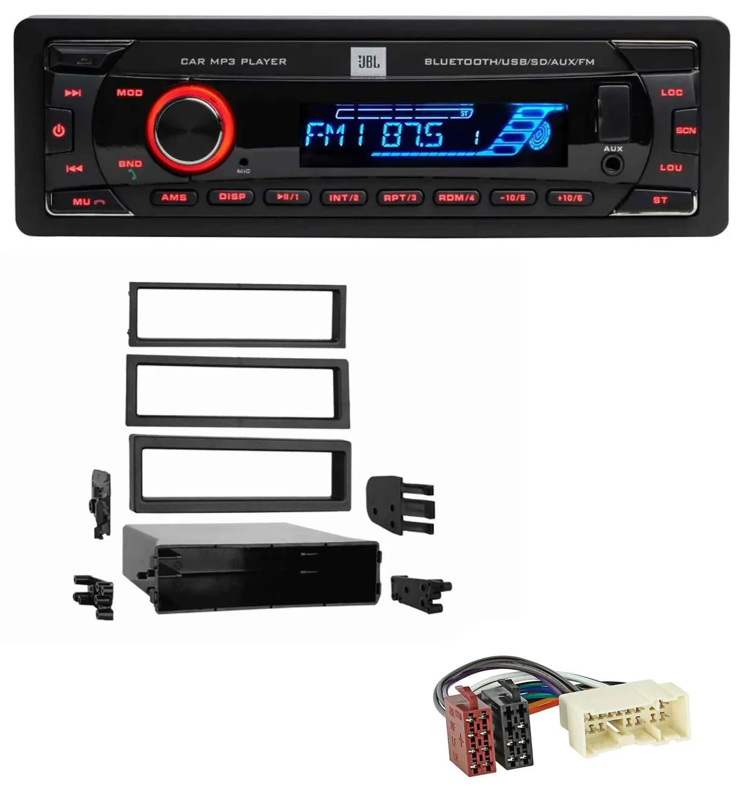 JBL AUX MP3 USB Bluetooth SD Autoradio für Nissan Xterra (2000-2004)