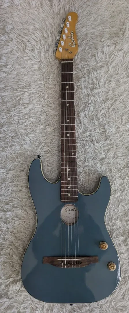 Б/У Электрогитара Godin G-Tour Nylon нейлоновые струны, цвет Arctik Blue