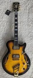 Электрогитара полуакустическая D'Angelico Excel SS Vintage Sunburst с кейсом