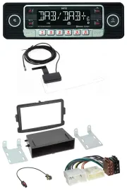 Dietz DAB Bluetooth USB MP3 Autoradio für Dacia Logan Sandero Opel Vivaro