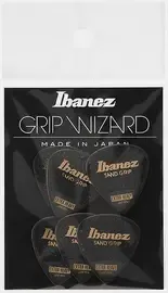 Комплект медиаторов Ibanez Sand Grip PPA16XSG-BK, 6 шт.