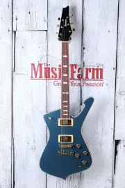 Электрогитара Ibanez IC420 Iceman Antique Blue Metallic с чехлом