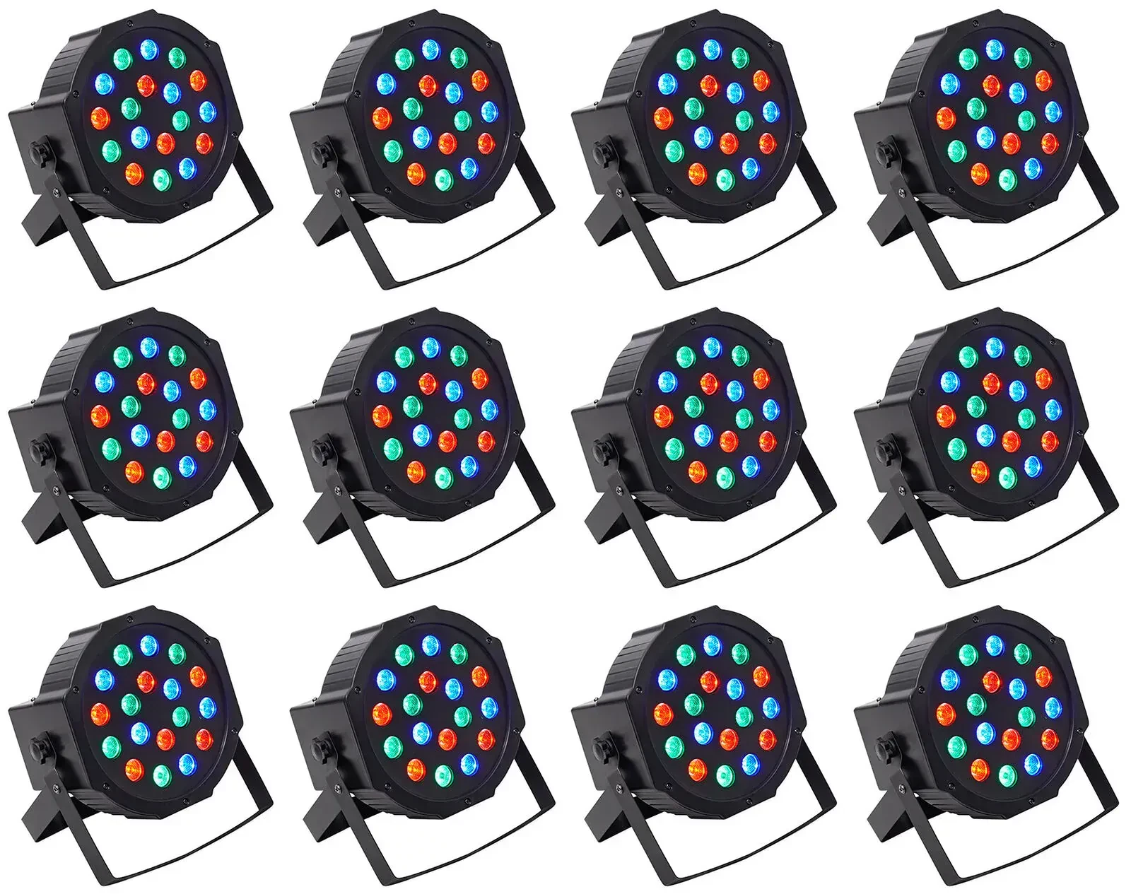 Светодиодный прибор Rockville RockPAR50 LED RGB Compact (12 штук)