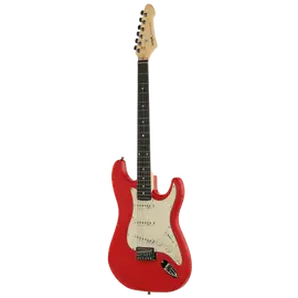 Электрогитара SQOE SEST200 Stratocaster SSS Matte Red