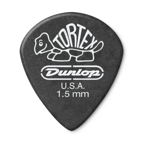 Dunlop 482R150 Tortex Pitch Black Jazz III 72Pack  медиаторы, толщина 1.5 мм, 72 шт.
