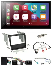 Pioneer USB Lenkrad DAB 2DIN Bluetooth Autoradio für Audi R8 42 2006-2015