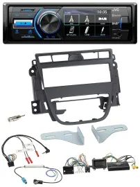 Автомагнитола JVC Bluetooth USB DAB для Opel Meriva B (с поддержкой управления на руле)