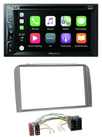 Pioneer MP3 USB DVD Bluetooth DAB 2DIN Autoradio für Alfa Romeo 147 GT 00-10 sil