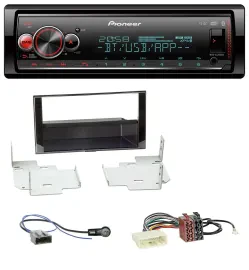 Автомагнитола Pioneer Bluetooth USB MP3 DAB для Nissan Micra (2013–2017) черный глянец