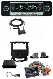 Dietz DAB Bluetooth USB MP3 Autoradio für Chevrolet Cruze ab 2016 Klavierlack/sc
