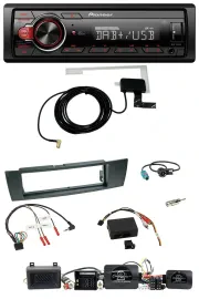 Pioneer 1DIN MP3 DAB USB Lenkrad Autoradio für BMW 1er E87 04-13 Aktiv PDC
