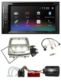 Pioneer Bluetooth Lenkrad USB 2DIN DAB DVD Autoradio für Mazda 5 CR 2005-2010 si