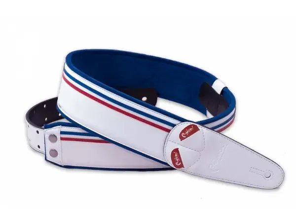 Ремень для гитары RightOn Straps Steady Mojo Race White