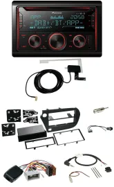 Pioneer 2DIN Lenkrad DAB USB CD Bluetooth Autoradio für Honda Insight ZE2 2009-2