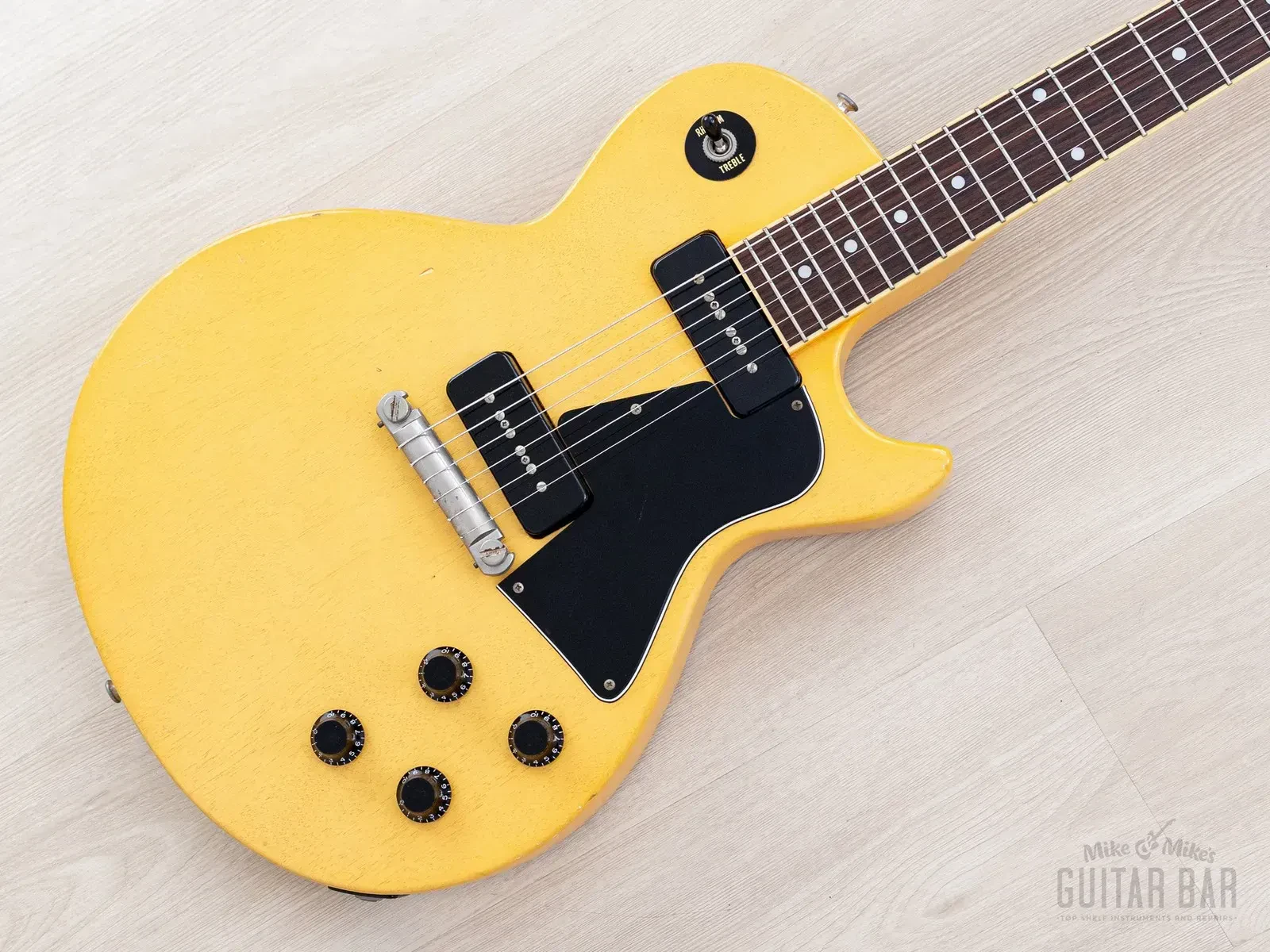 2005 Edwards by ESP E-LS-115LT Special TV Yellow Lacquer w/ Seymour Duncan P-90s