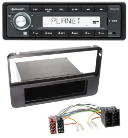 Continental USB MP3 AUX 1DIN Autoradio für Alfa Romeo 159 Brera Spider 06-10
