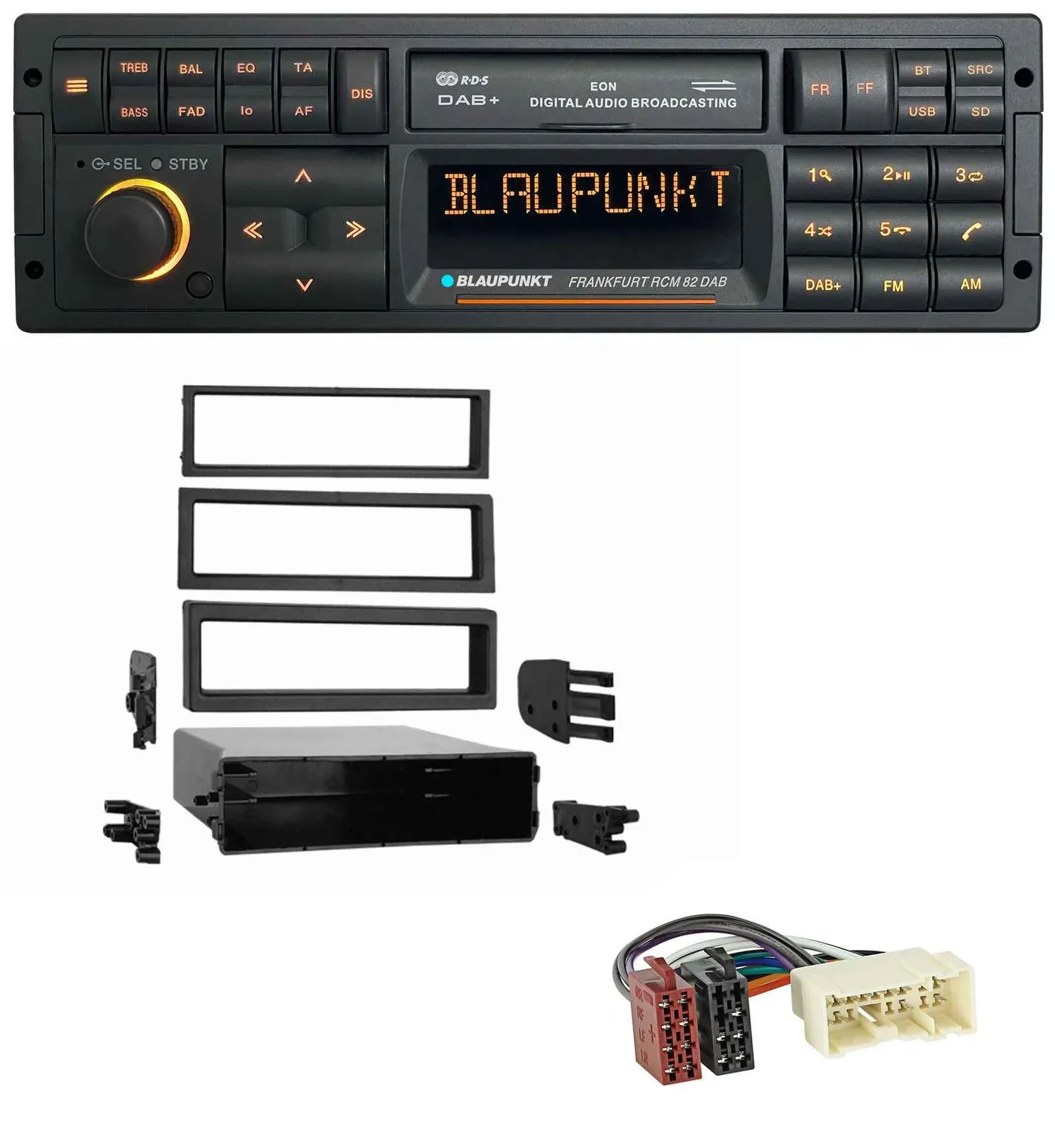 Blaupunkt USB DAB SD MP3 Bluetooth Autoradio für Nissan Xterra (2000-2004)