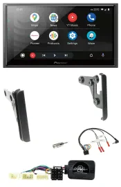 Автомагнитола Pioneer для Toyota Yaris 2007–2010, 2DIN, DAB, Bluetooth, USB, поддержка кнопок на руле