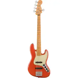 Бас-гитара Fender Player Plus Jazz Bass V Maple FB Fiesta Red