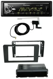 Автомагнитола для Audi A3 8P (2003–2012) Pioneer Bluetooth, DAB, USB, совместима с Bose, управление с руля