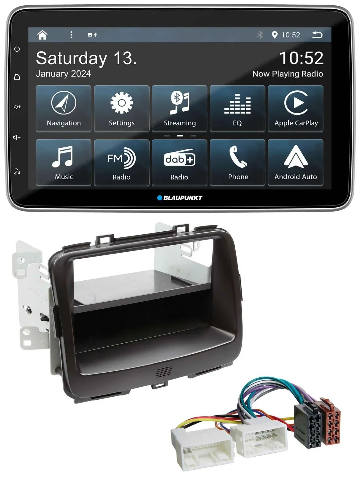 Автомагнитола Blaupunkt для Kia Carens 4 (RP, с 2013) USB, DAB, SD, MP3, Bluetooth